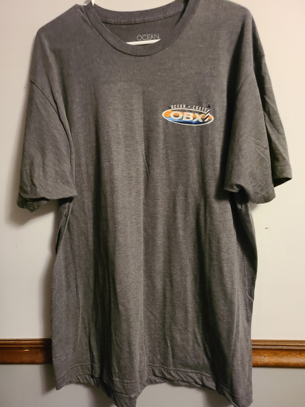 OBX Outer Banks Men's Short-Sleeve Gray Tee